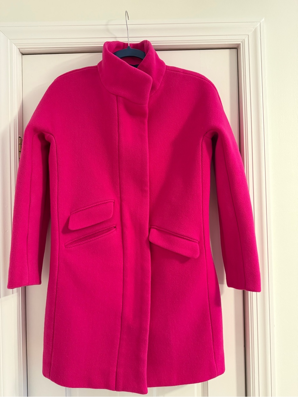 J. Crew Stadium Cloth Wool Blend Coat